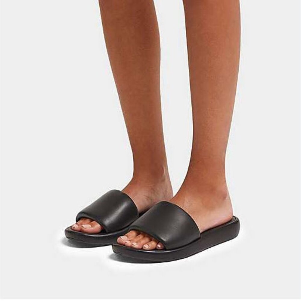 Fitflop Iqushion D-Luxe Slide Women Sandals Sz 8